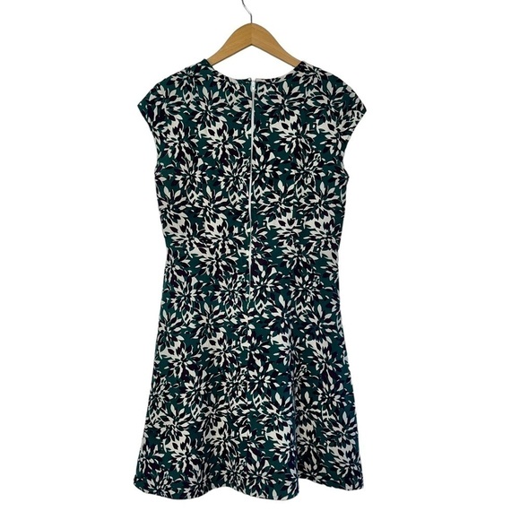 Mata Traders Women's Green Purple 100% Cotton Boho Dress Floral S/S Size MD - Picture 6 of 12